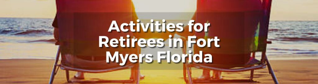 Retirees enjoying Fort Myers activities in the sunshine estate.