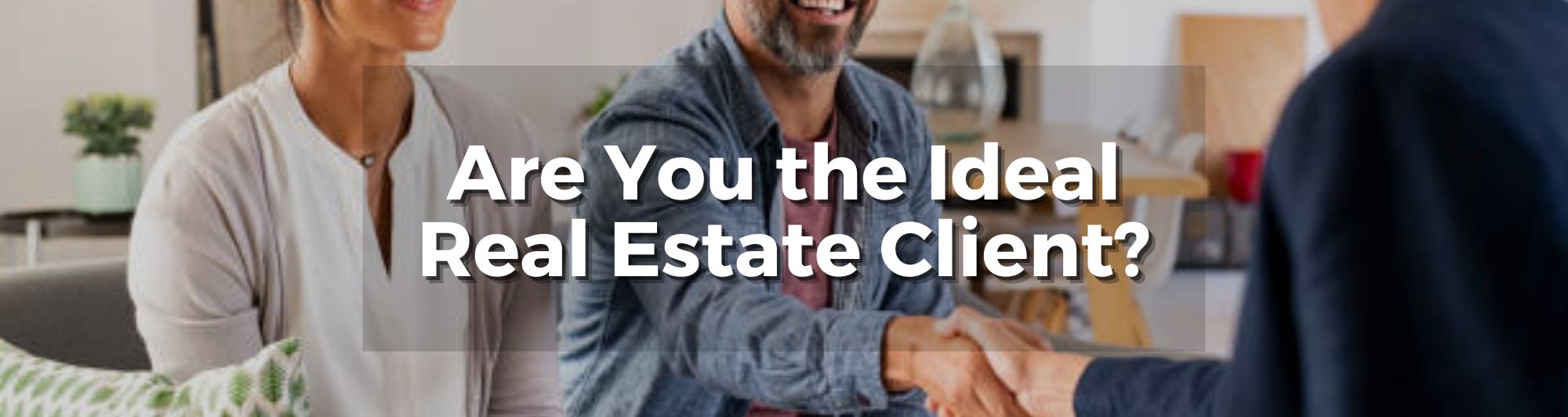 Photo of an ideal real estate client for a WP blog post